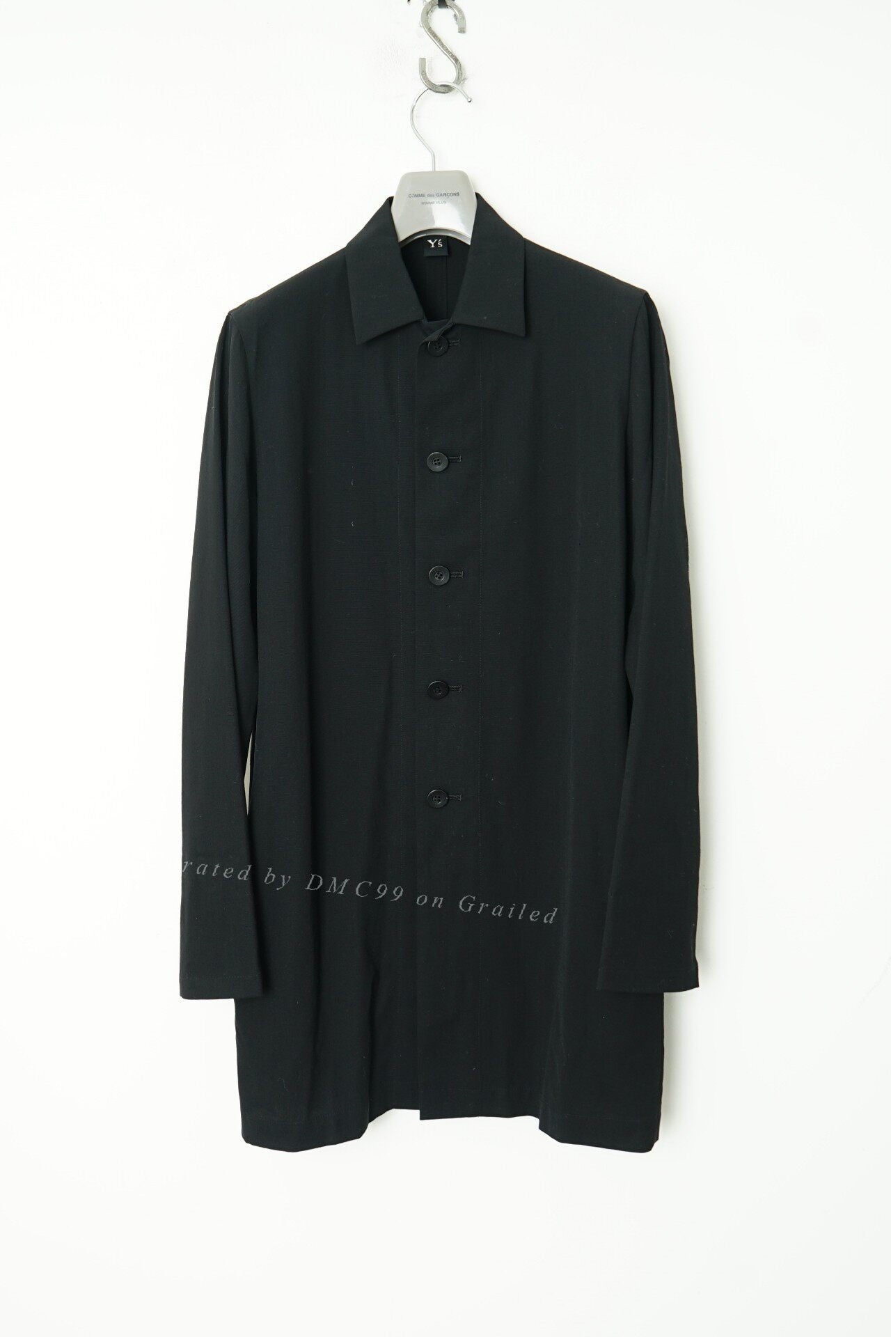 Yohji Yamamoto Ys Wool Spring Summer Coat