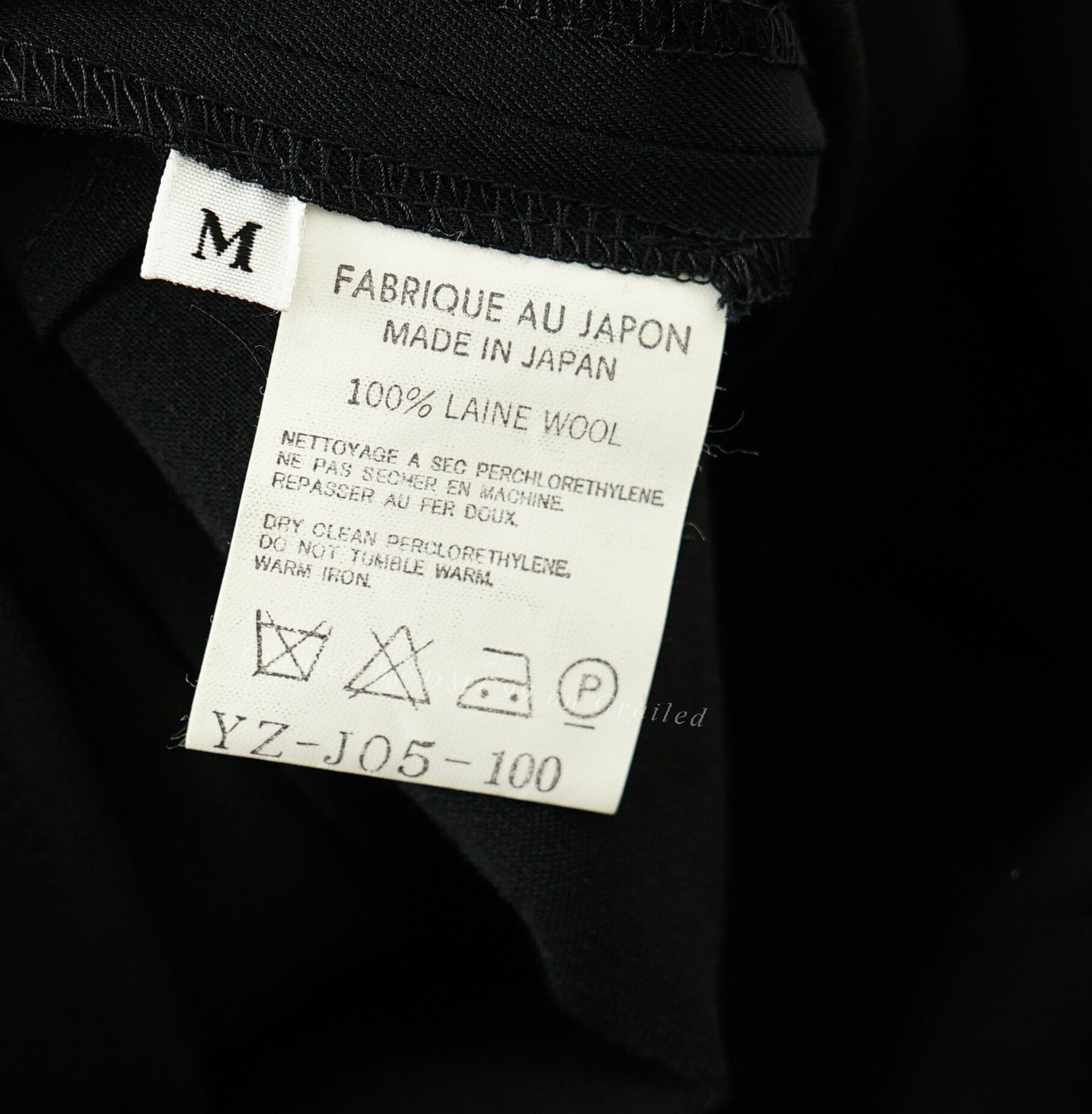 Yohji Yamamoto Ys Wool Spring Summer Coat