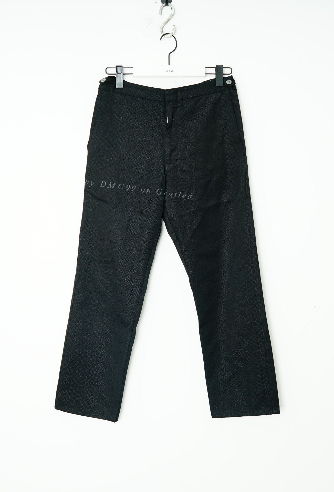 Comme des Garçons Dark Pattern Straight-Leg Pants