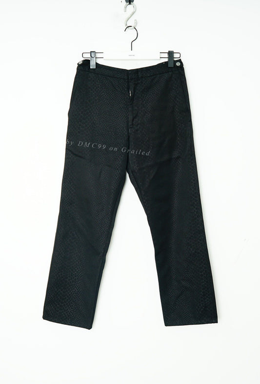 Comme des Garçons Dark Pattern Straight-Leg Pants