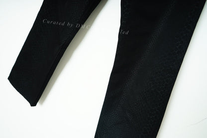 Comme des Garçons Dark Pattern Straight-Leg Pants