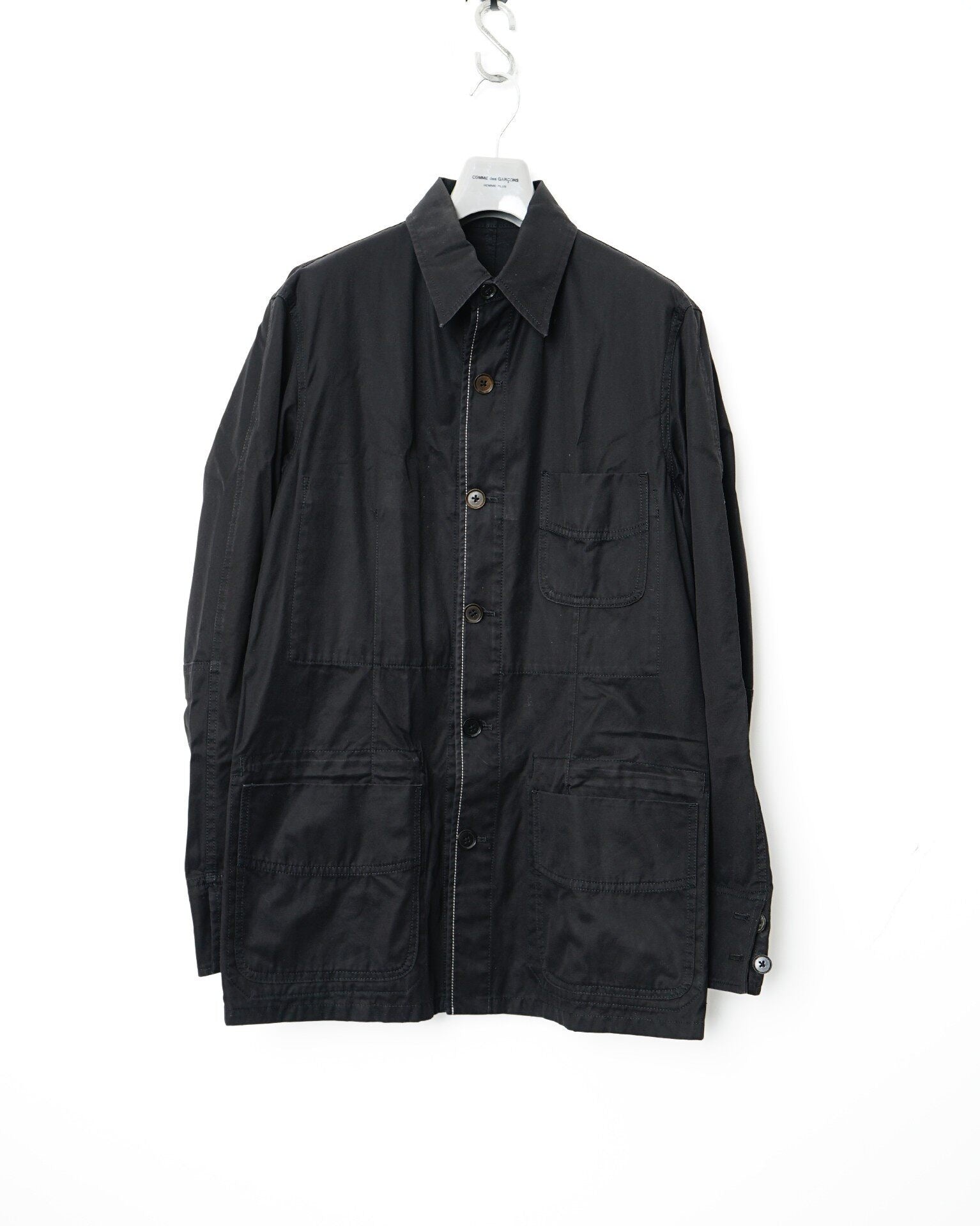 Yohji Yamamoto Spring Summer Topstitch 3-Pocket Jacket