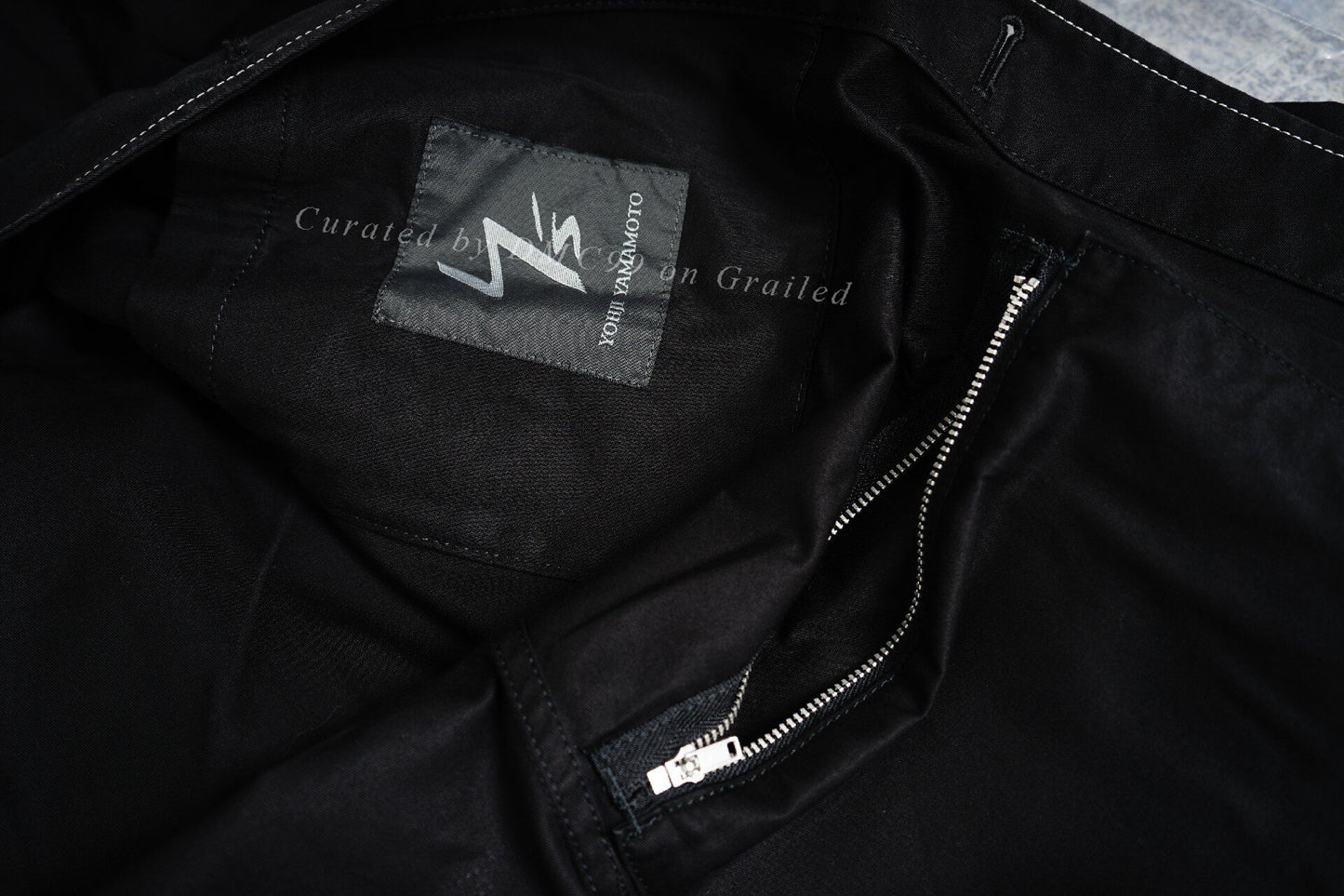 Yohji Yamamoto Spring Summer Topstitch 3-Pocket Jacket