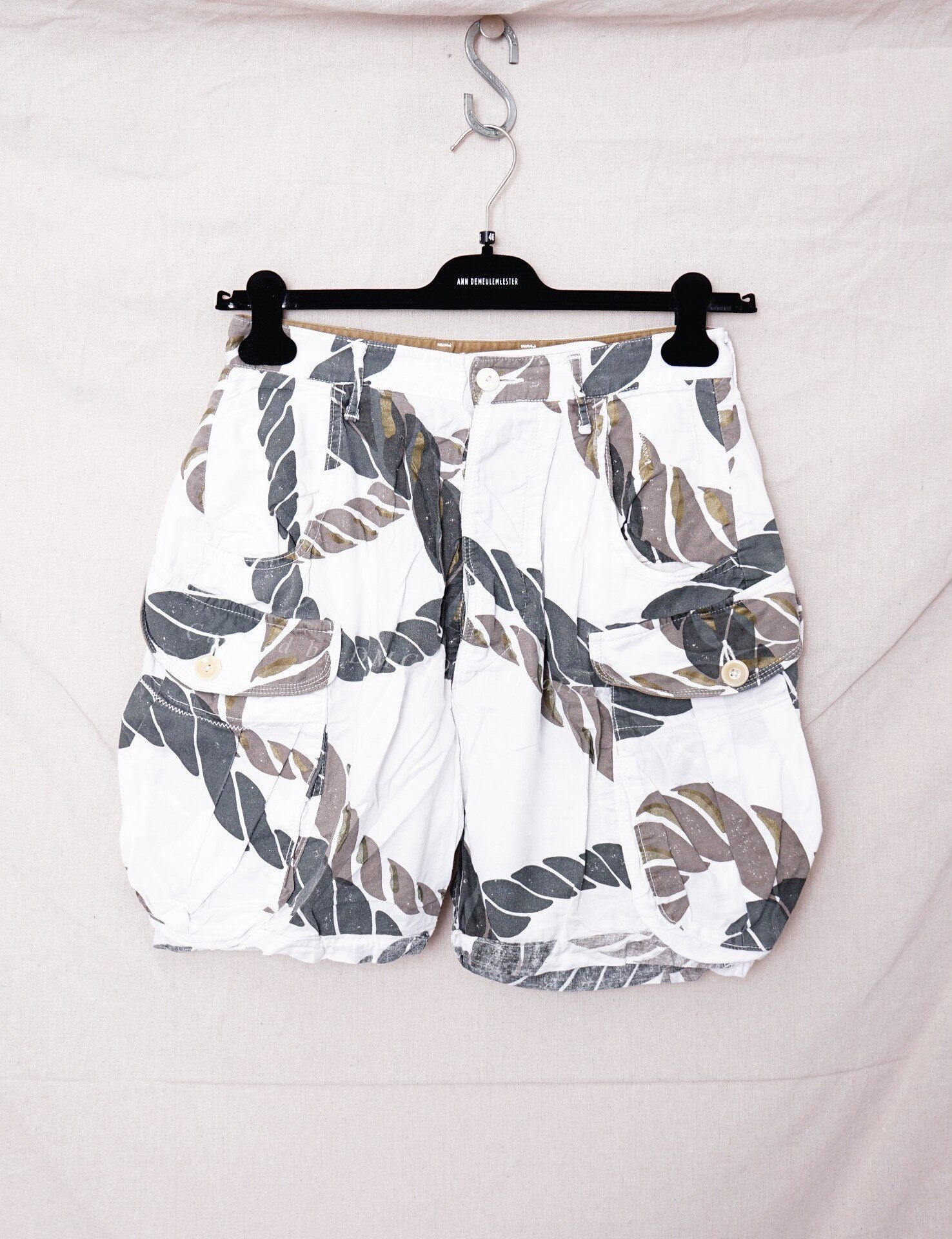 Kapital Maple Leaf Rope Print Shorts