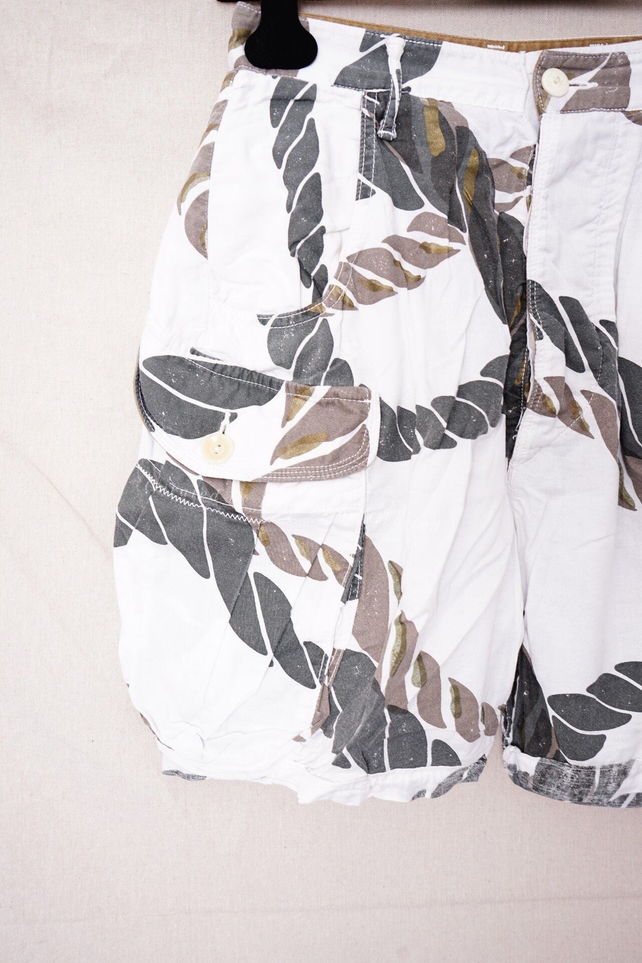 Kapital Maple Leaf Rope Print Shorts