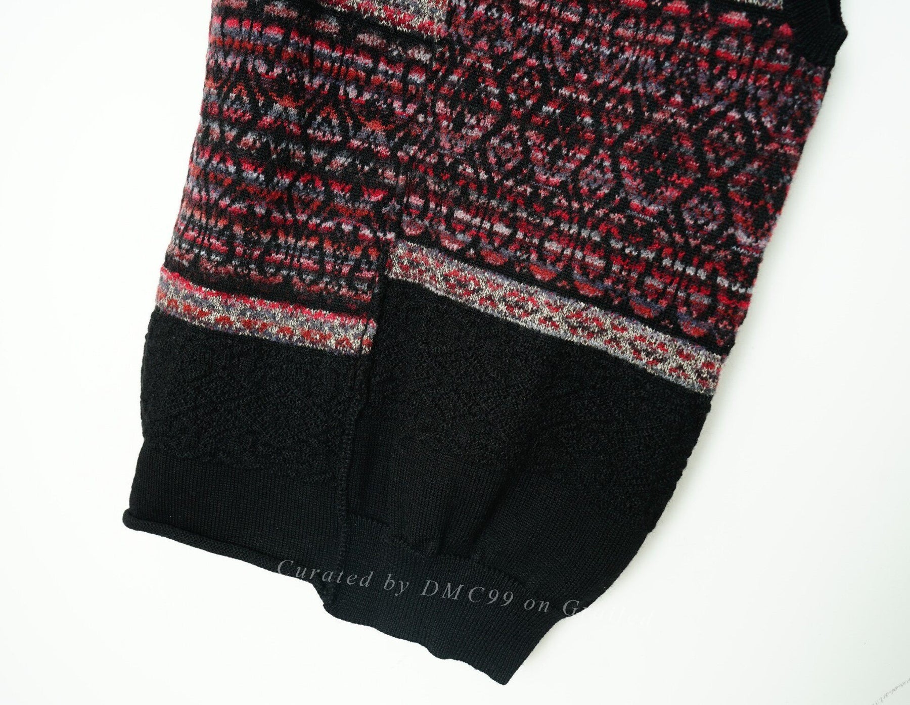 Yohji Yamamoto Y's Men Retro Knit Vest