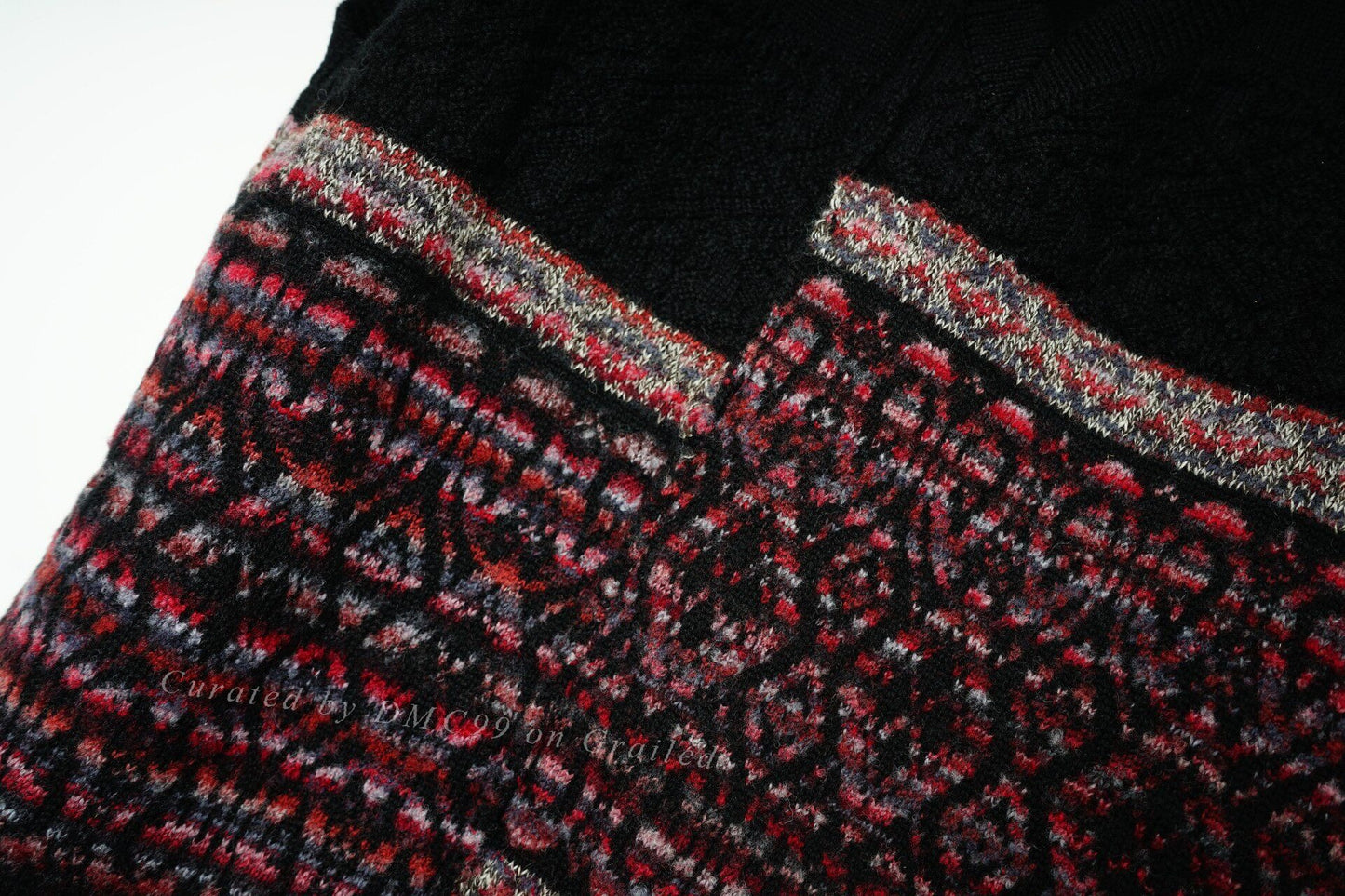 Yohji Yamamoto Y's Men Retro Knit Vest