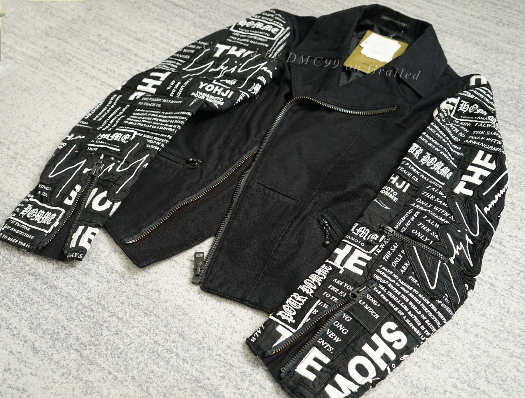 Yohji Yamamoto Limited Collaboration Biker Jacket