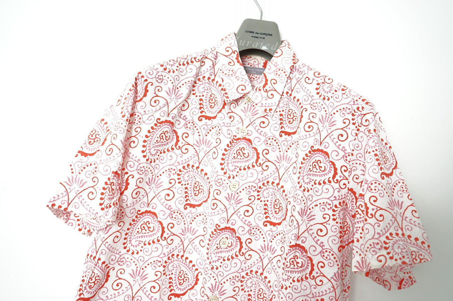Comme des Garçons Paisley Short-Sleeve Shirt