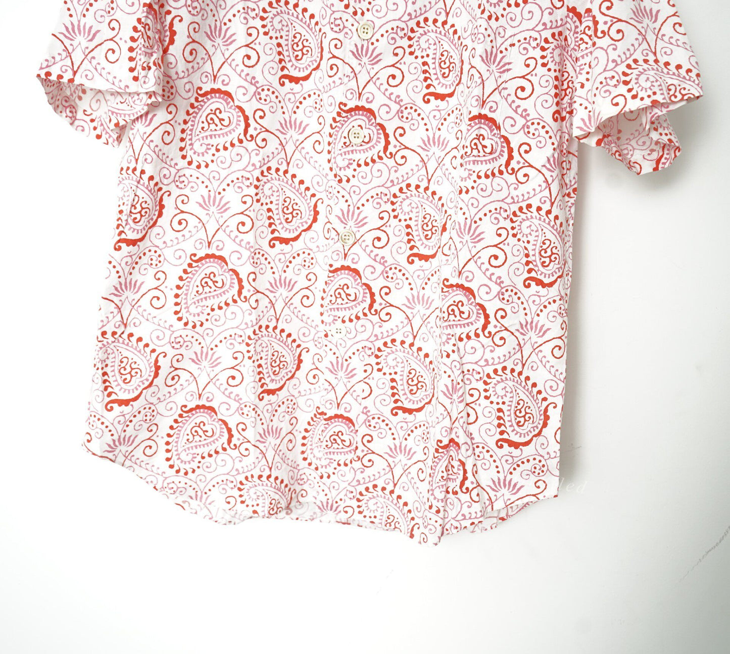 Comme des Garçons Paisley Short-Sleeve Shirt