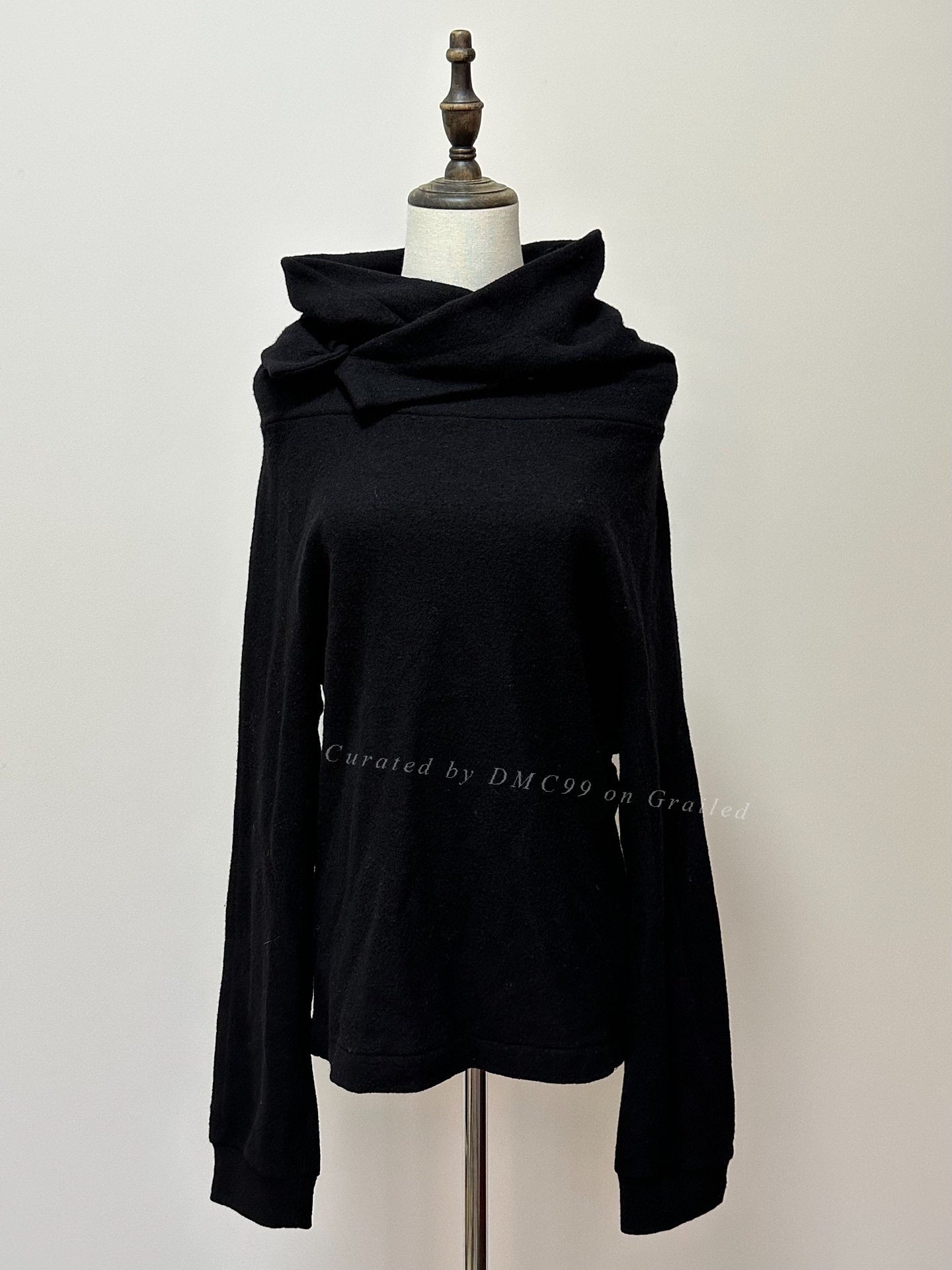 Yohji Yamamoto Black Turtleneck Sweater