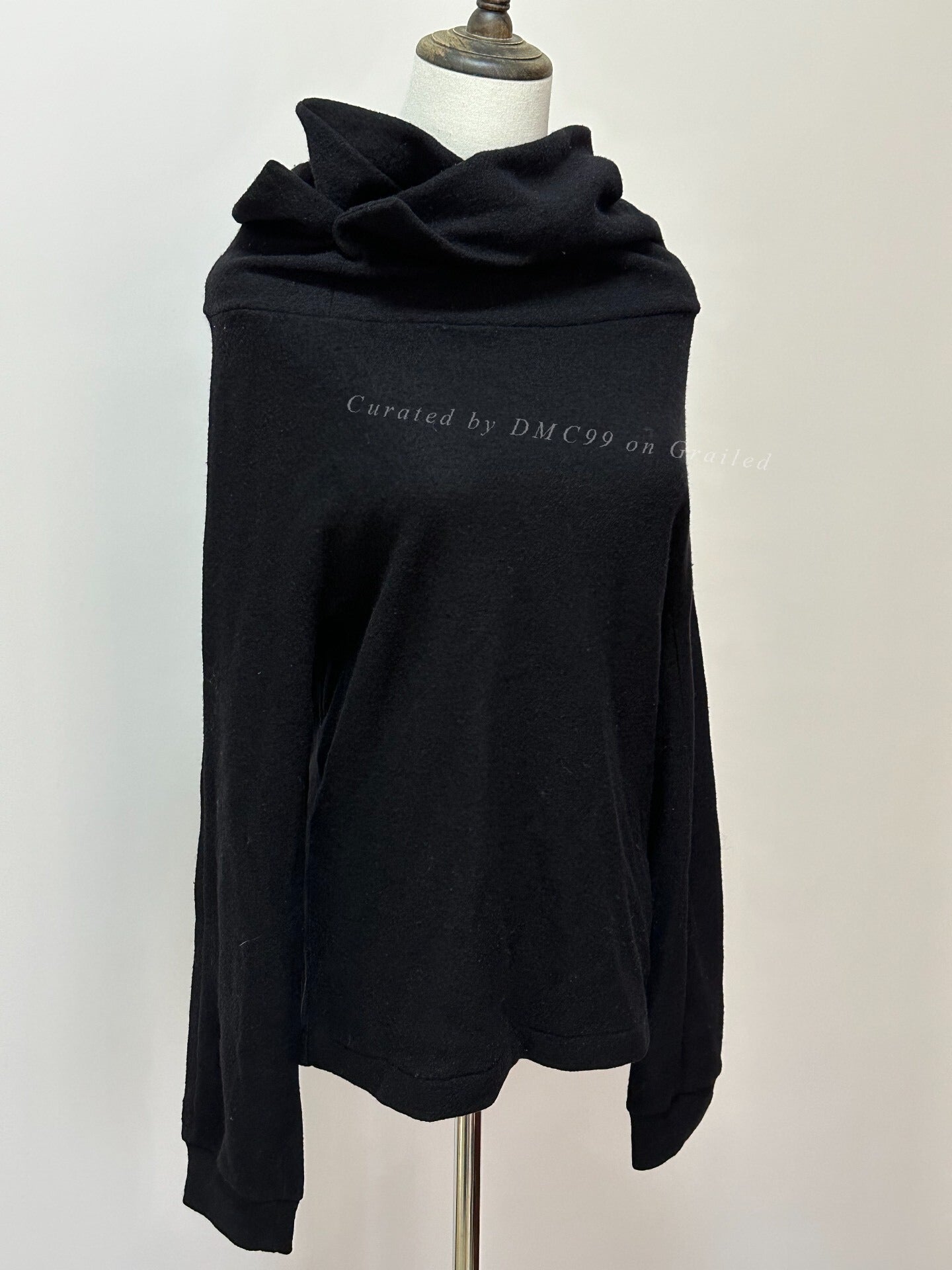Yohji Yamamoto Black Turtleneck Sweater
