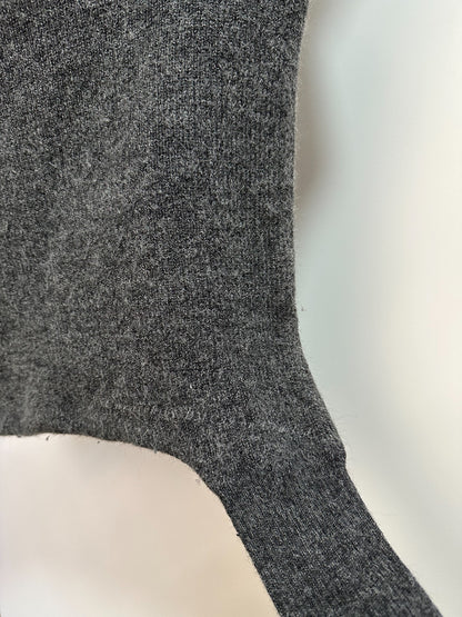 Yohji Yamamoto Gray Deconstructed Sweater
