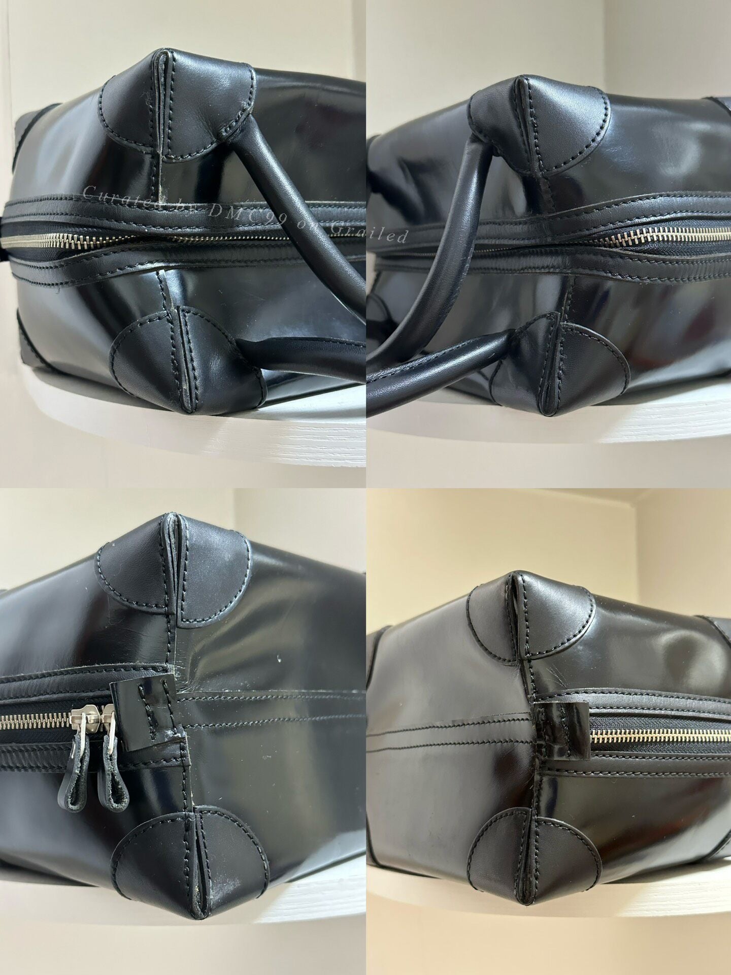 Yohji Yamamoto Y's Black Square Handbag