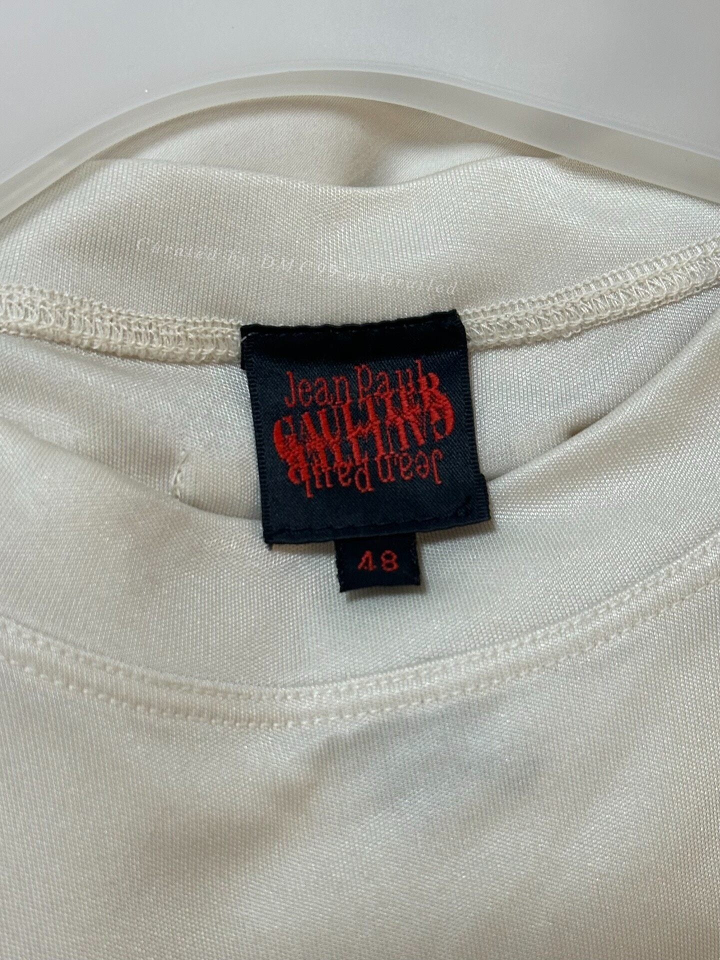 Jean Paul Gaultier Beige Dragon Runway Top