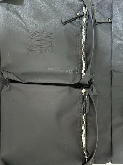 Jean Paul Gaultier Black Checkered Zipper Briefcase