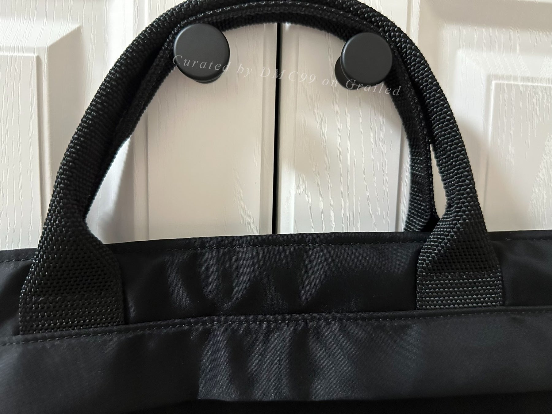 Jean Paul Gaultier Black Checkered Zipper Briefcase