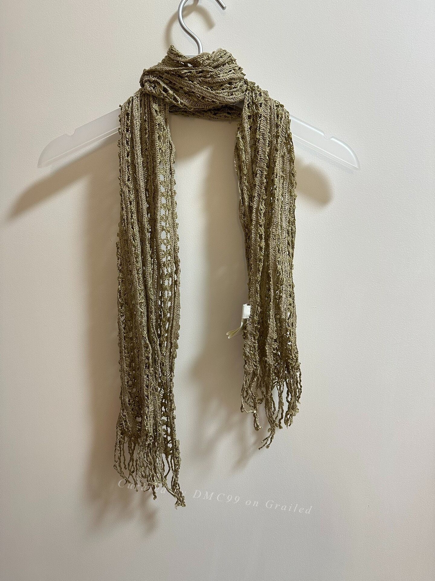 Yohji Yamamoto Y's Knit Scarf with Tassels
