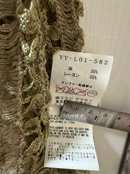 Yohji Yamamoto Y's Knit Scarf with Tassels