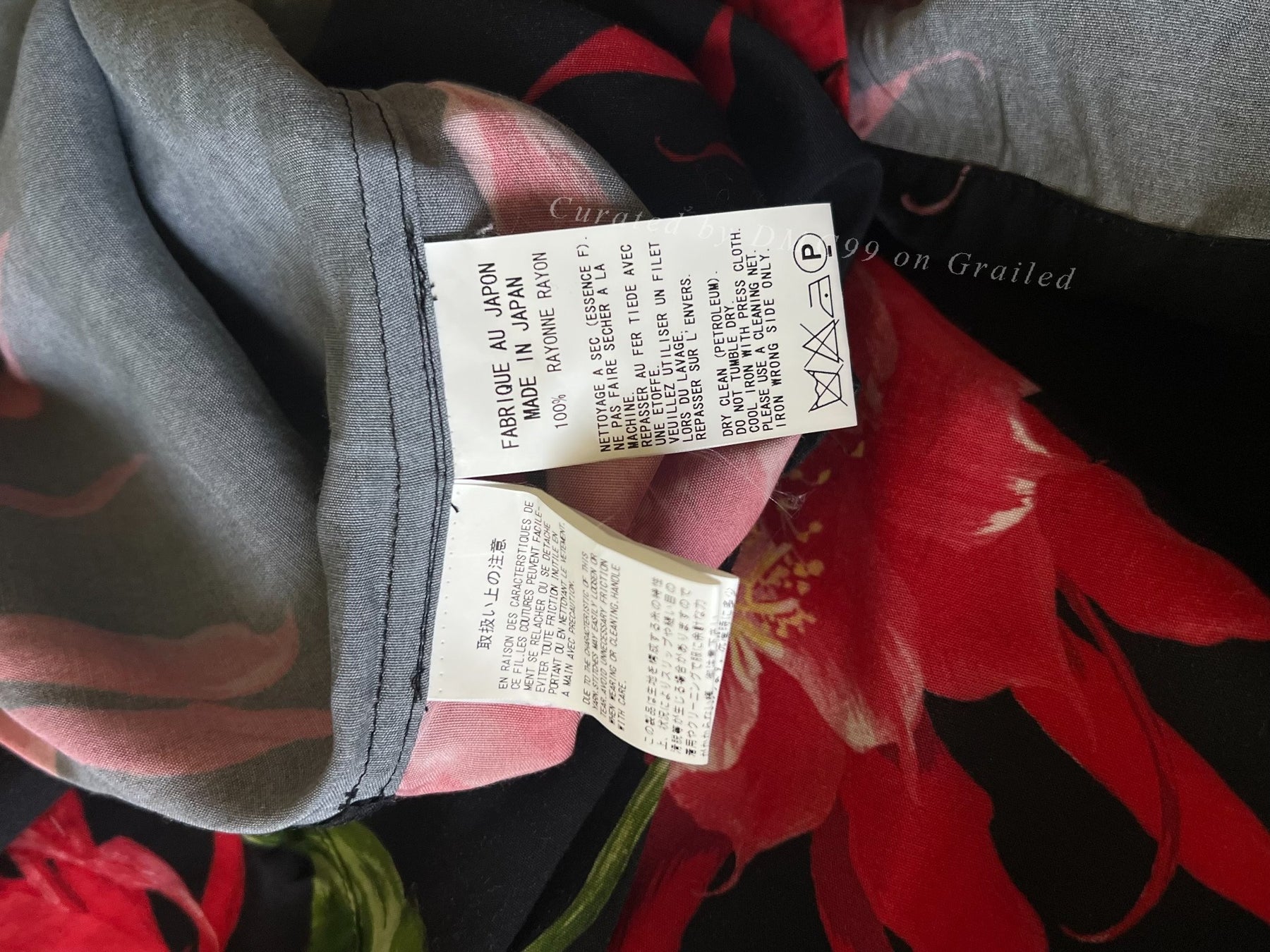 Yohji Yamamoto Y's 2002SS Cactus Shirt