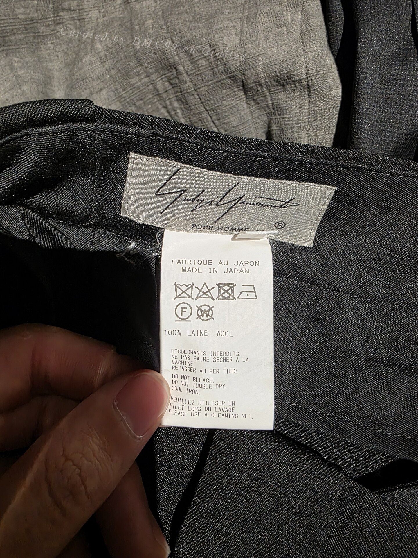 Yohji Yamamoto Wool Trousers Size 3