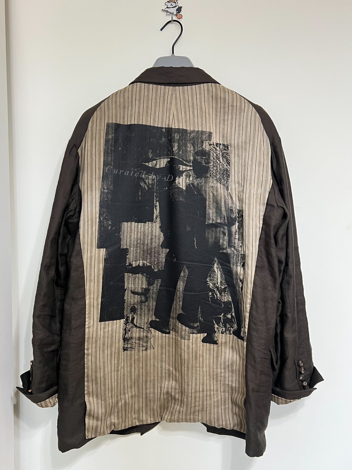 ZIGGY CHEN 21SS Cotton-Linen Metallic Blazer