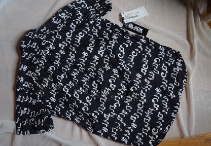 Comme des Garçons CDG Black Jazz Sax Shirt