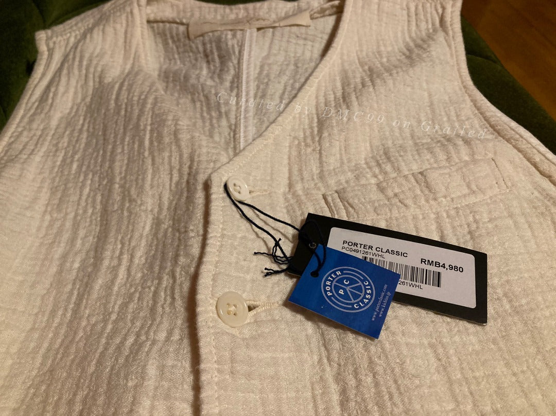 Porter Classic Sashiko Men's Vest
