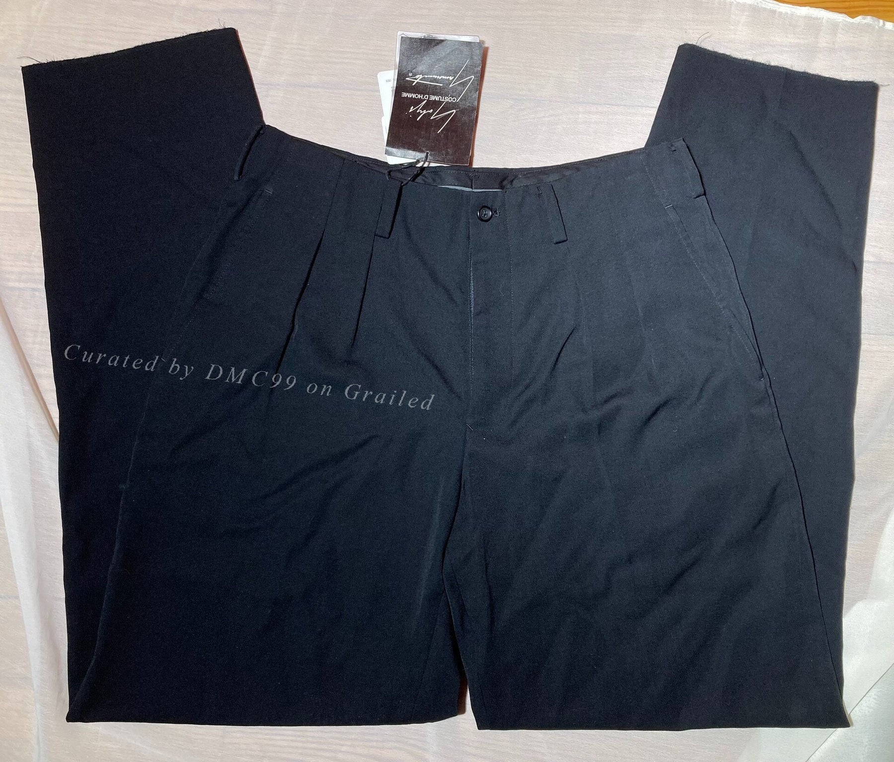 Yohji Yamamoto Men's Wool Trousers