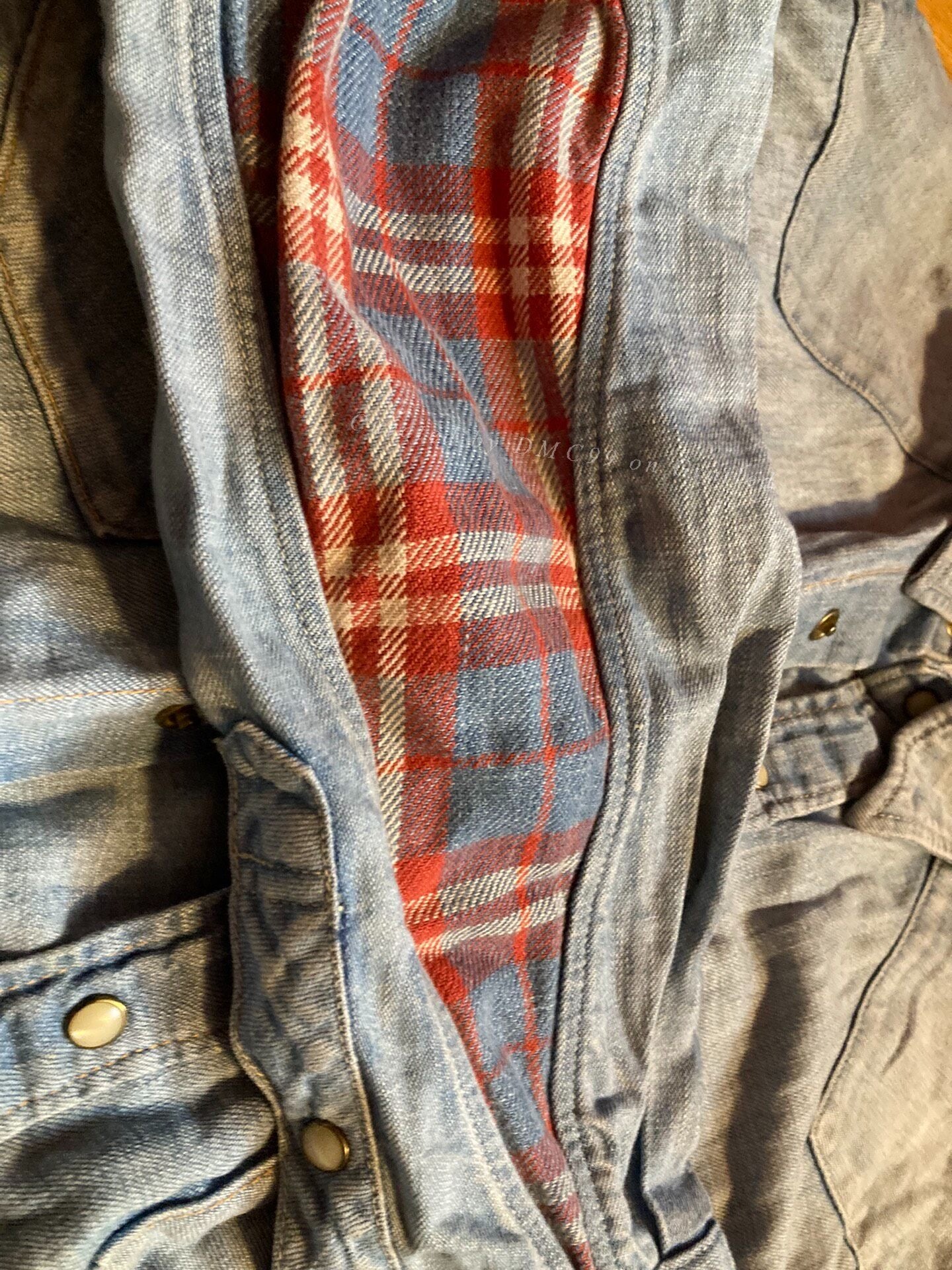 VISVIM Water Drop Sleeve Denim Shirt