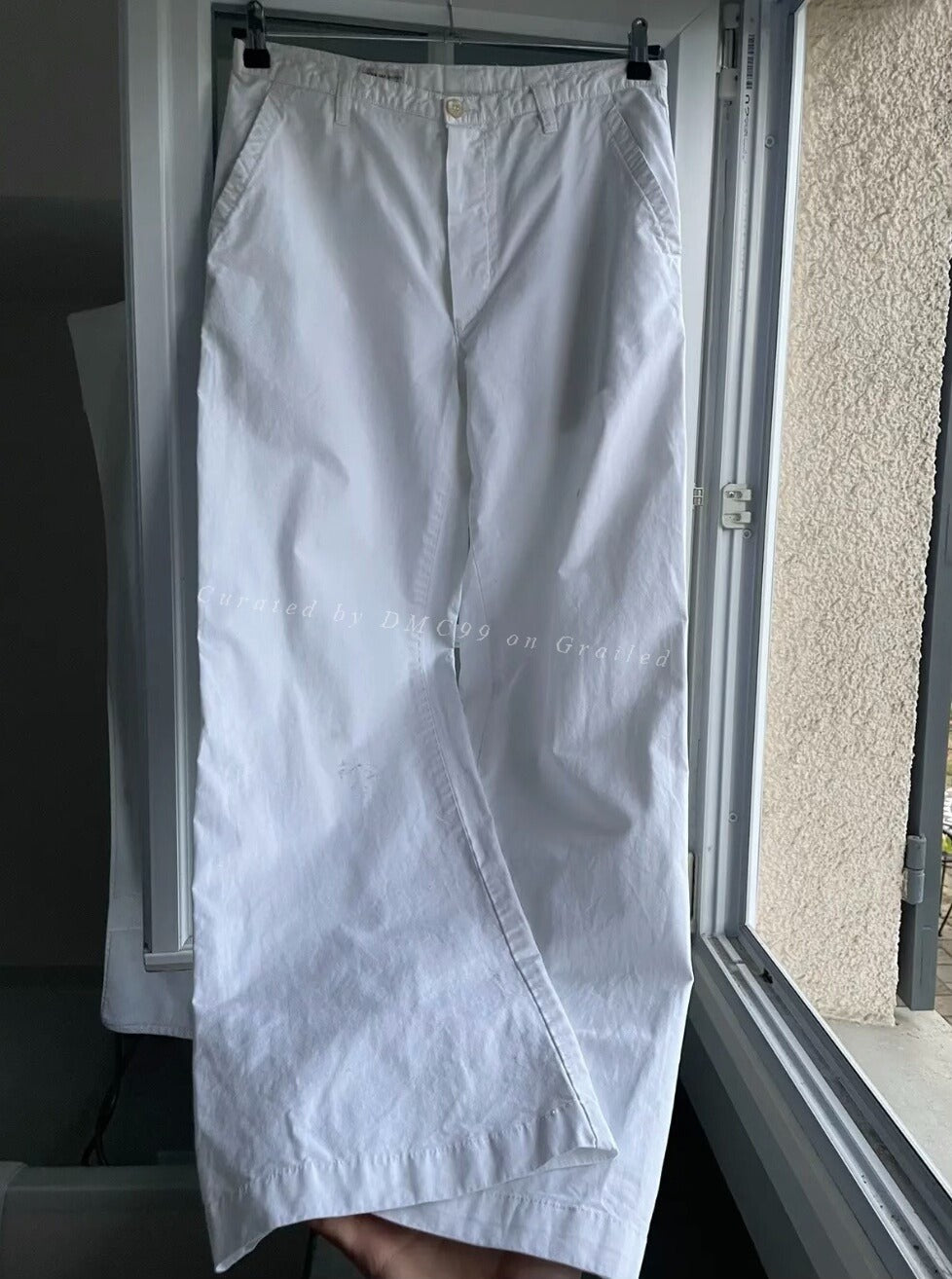 Dries Van Noten 1990s White Pants