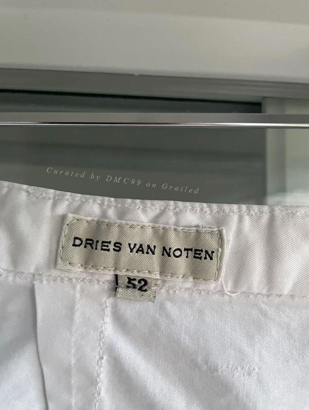Dries Van Noten 1990s White Pants