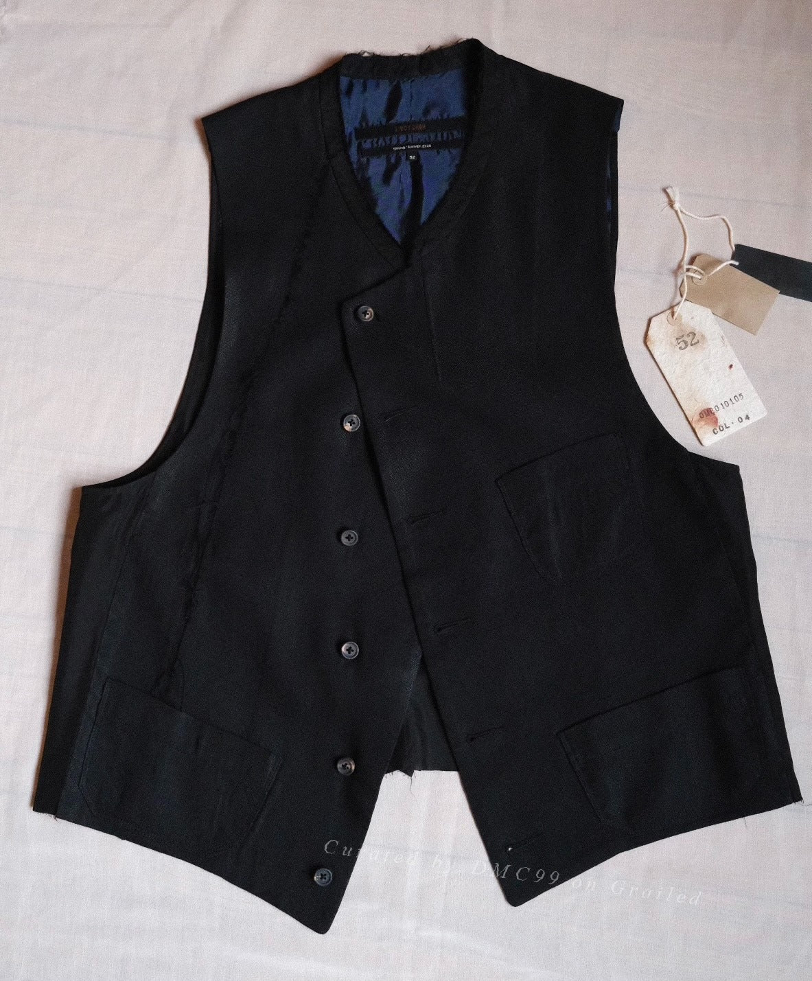 Ziggy Chen 20SS Linen Cotton Men's Vest
