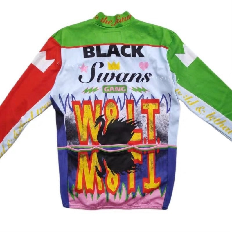 Walter Van Beirendonck Black Swan Cycling Jersey