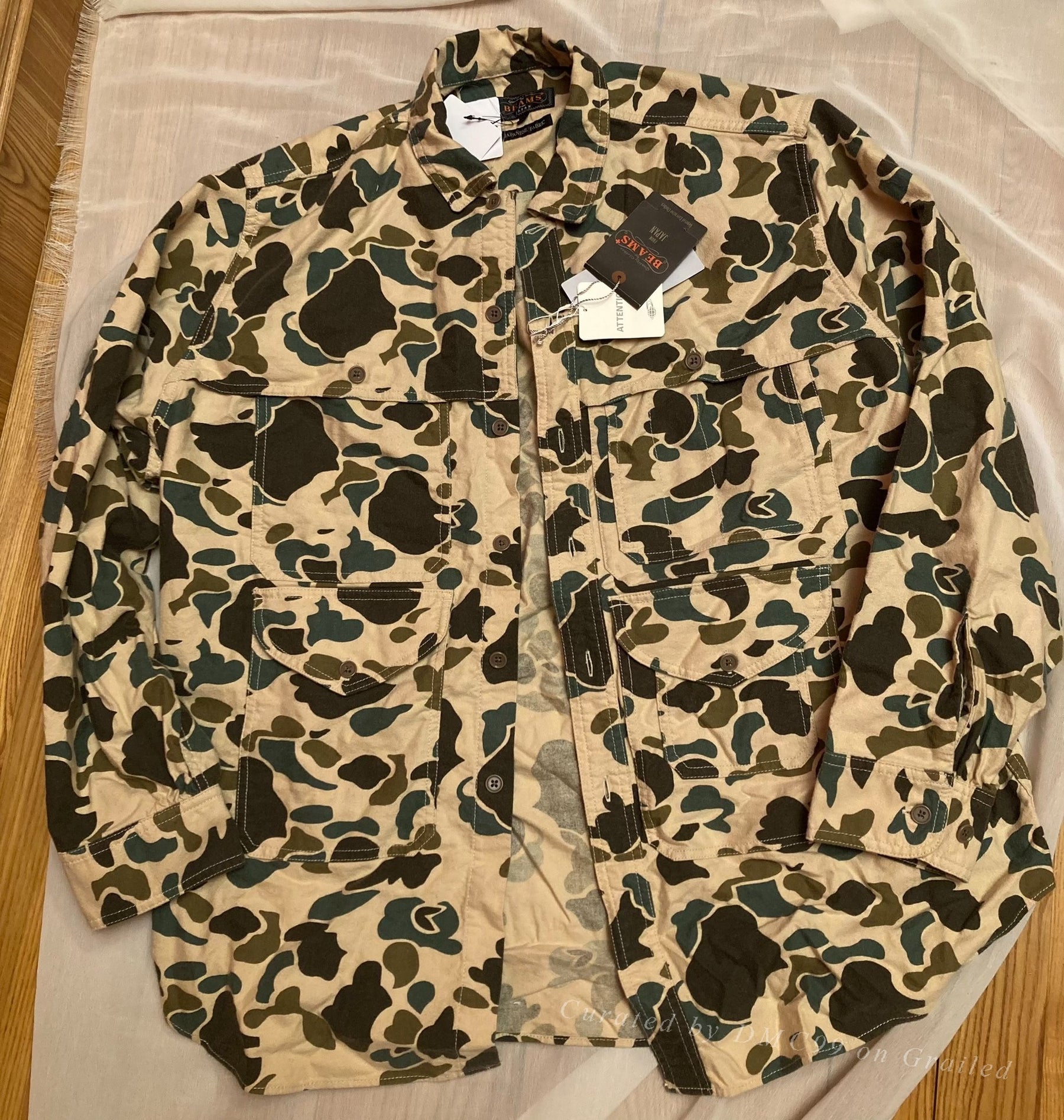 Beams Men's Camo Flannel Shirt