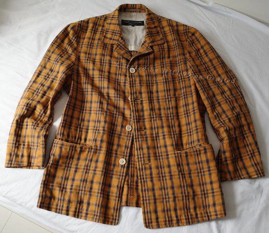 CDG Plaid Cotton Blend Jacket