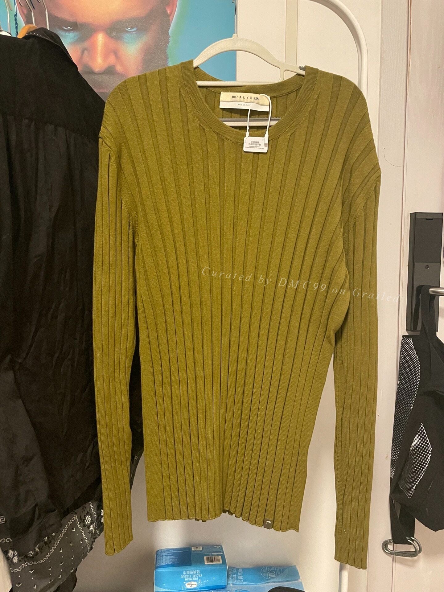 Alyx Green Ribbed Sweater
