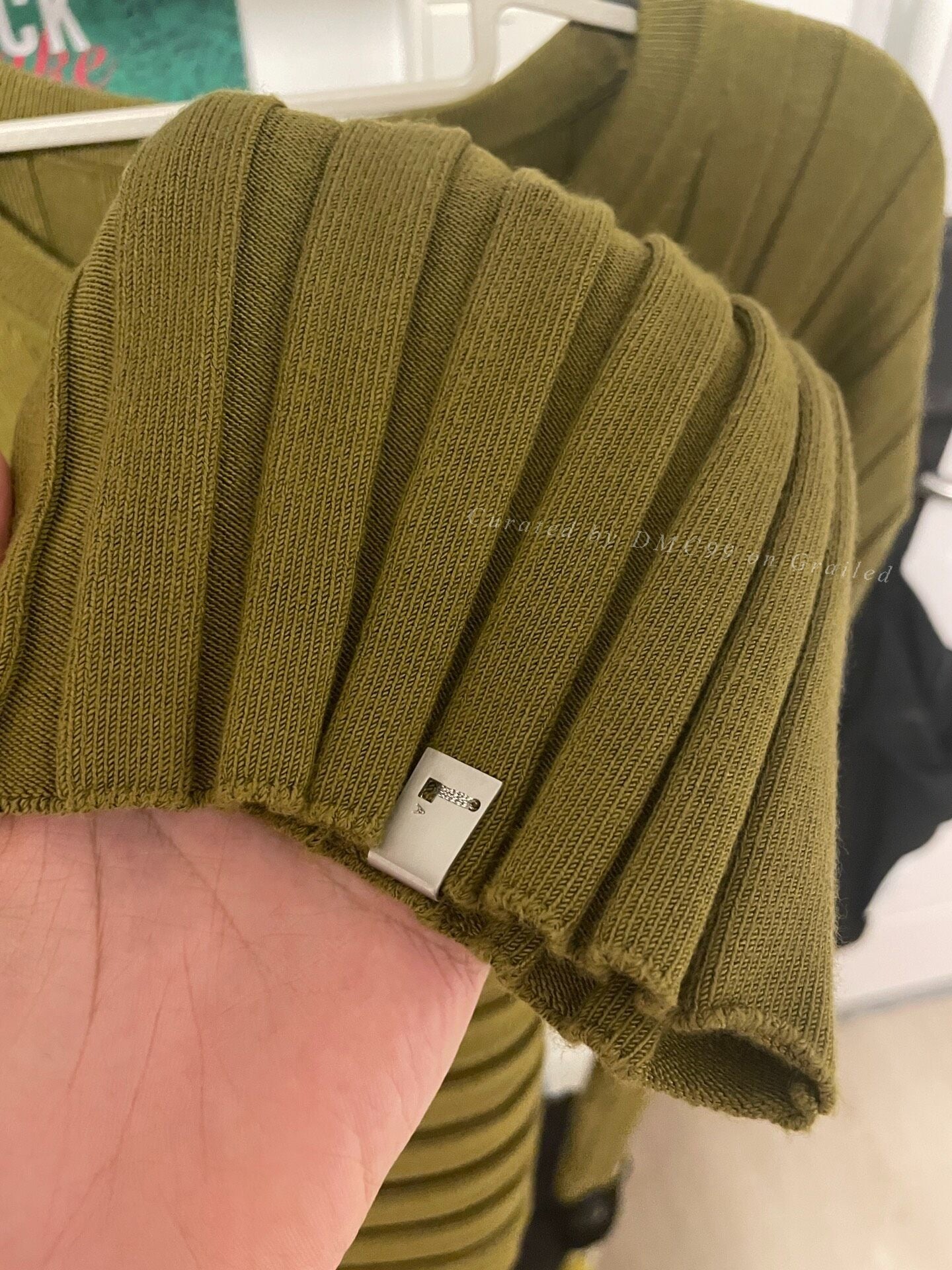 Alyx Green Ribbed Sweater
