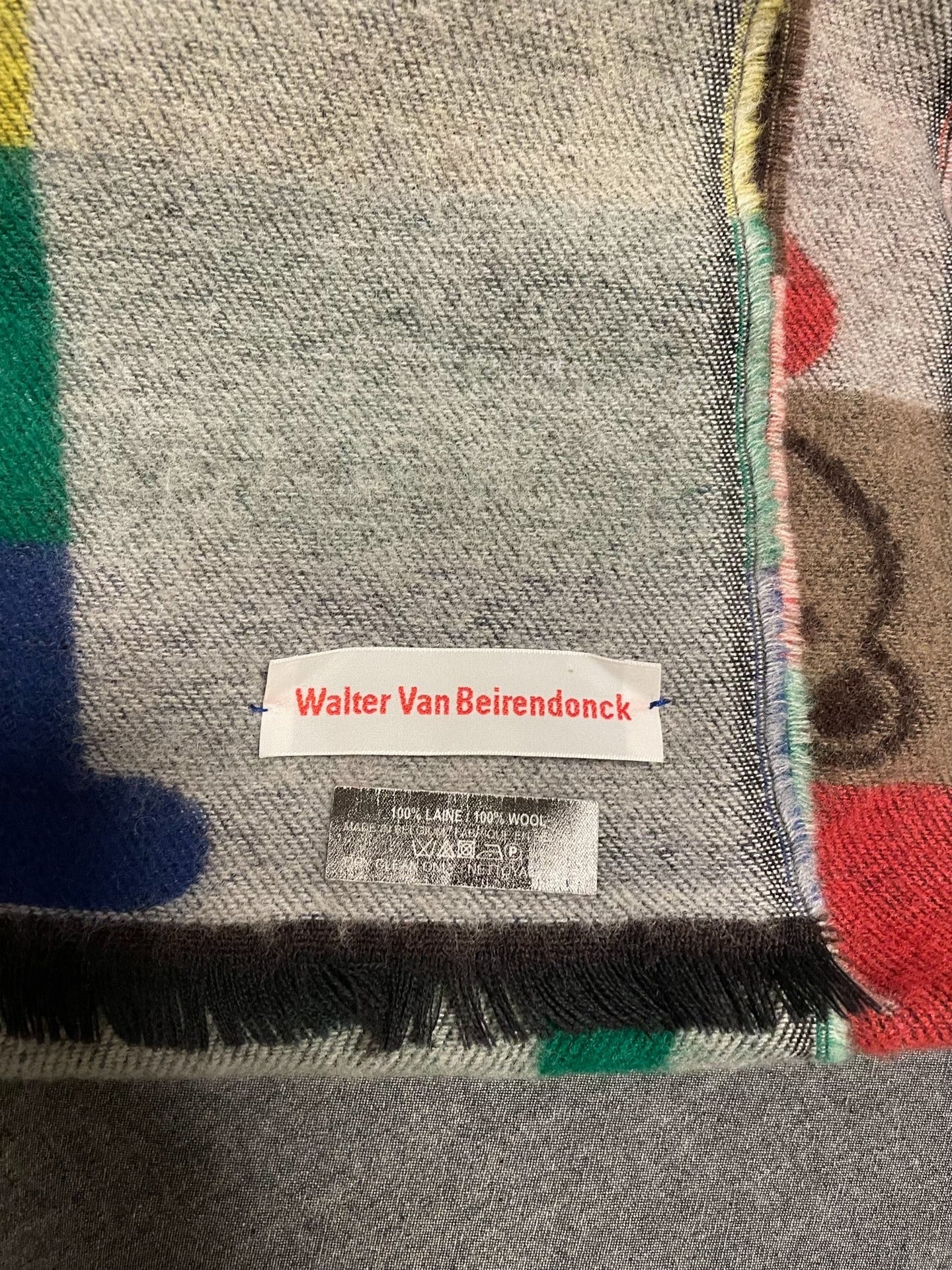 Walter van Beirendonck Wool Scarf