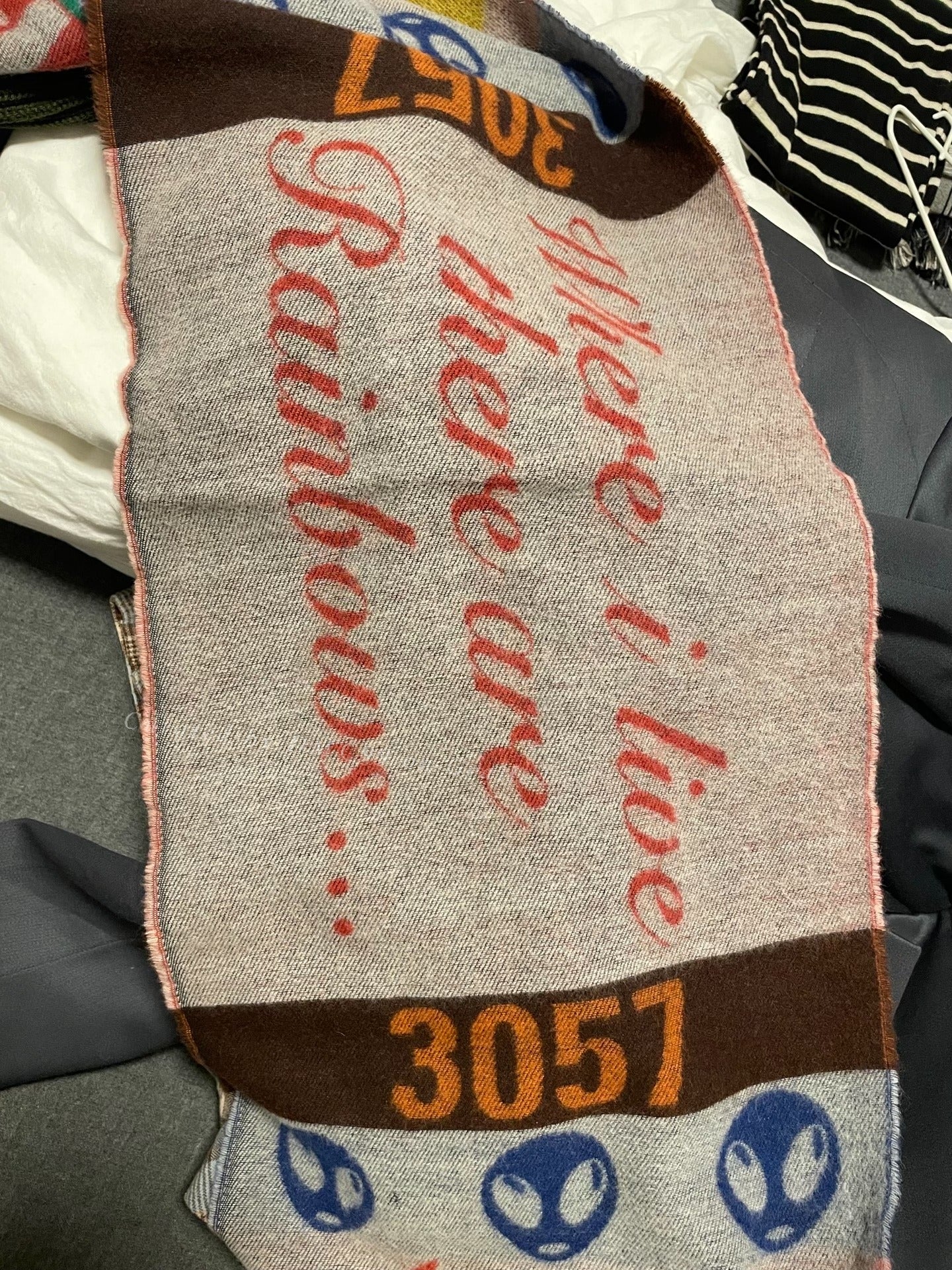 Walter van Beirendonck Wool Scarf