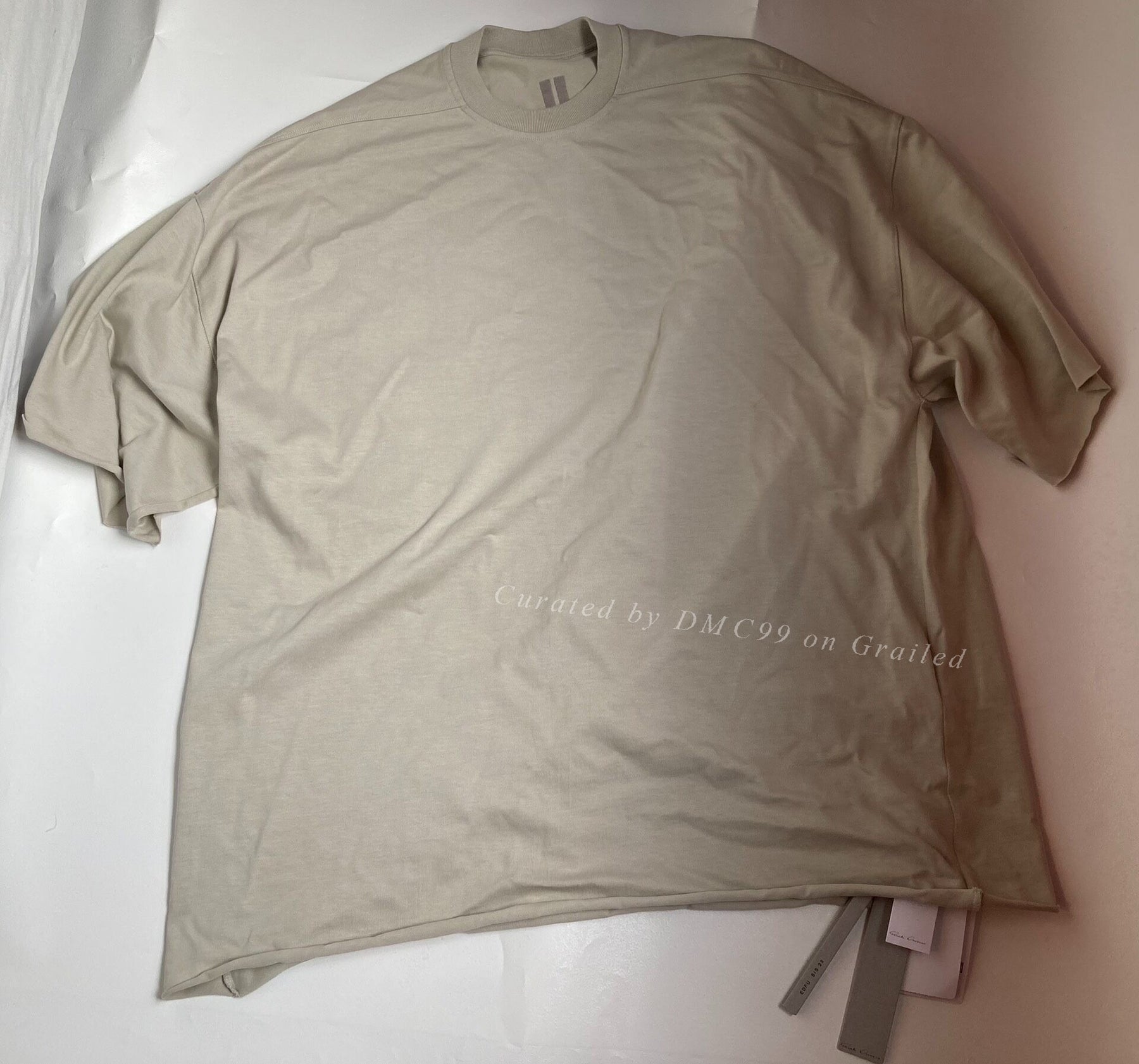 Rick Owens Tommy Oversized Dropped Shoulder T-shirt