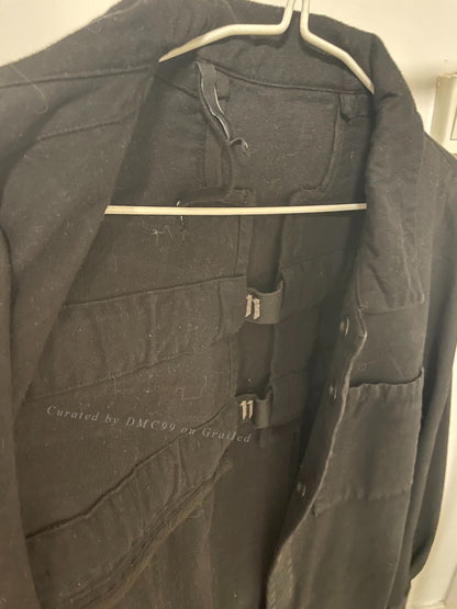 11 by Boris Bidjan Saberi Coated Denim Shirt Jacket