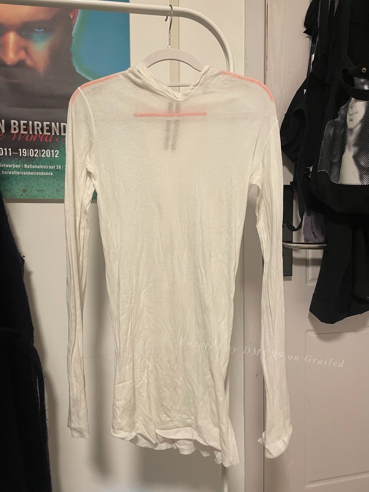 Rick Owens Long-Sleeve Hooded T-Shirt