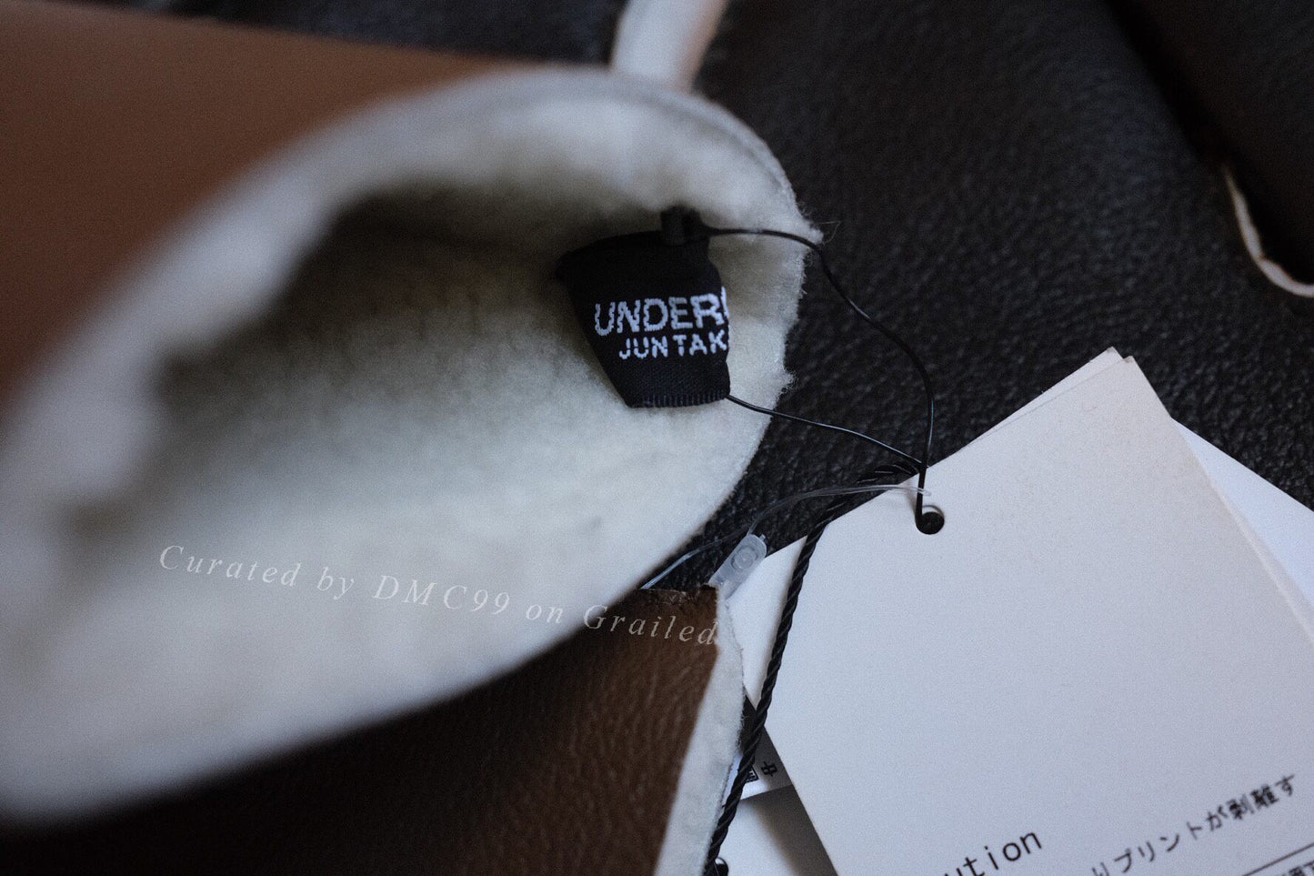 Undercover 18AW Shearling Leather Gloves
