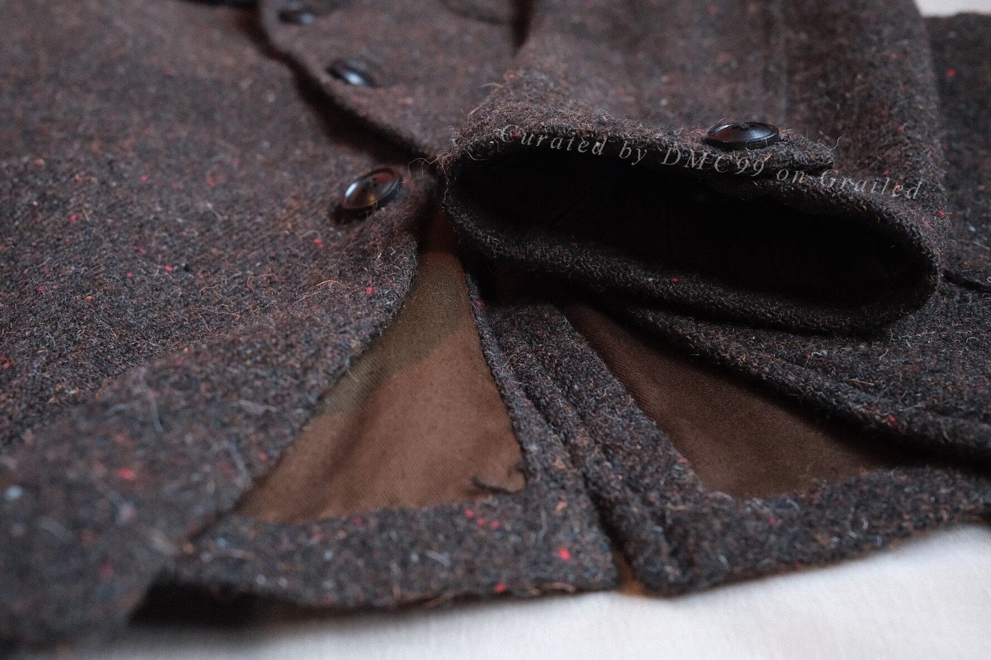 Nigel Cabourn Donegal Tweed Hospital Jacket
