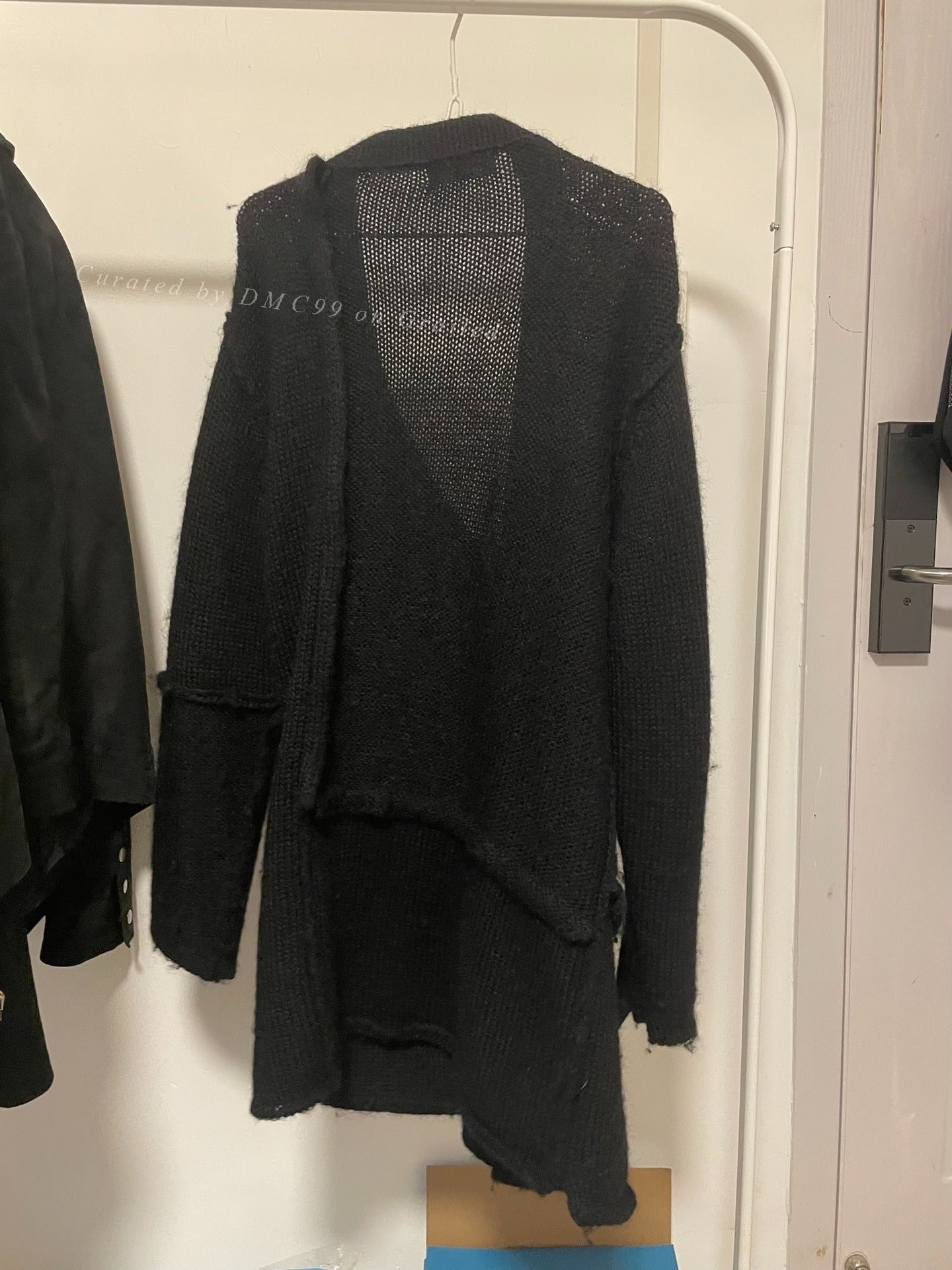 Yohji Yamamoto Mohair Blend Long Cardigan