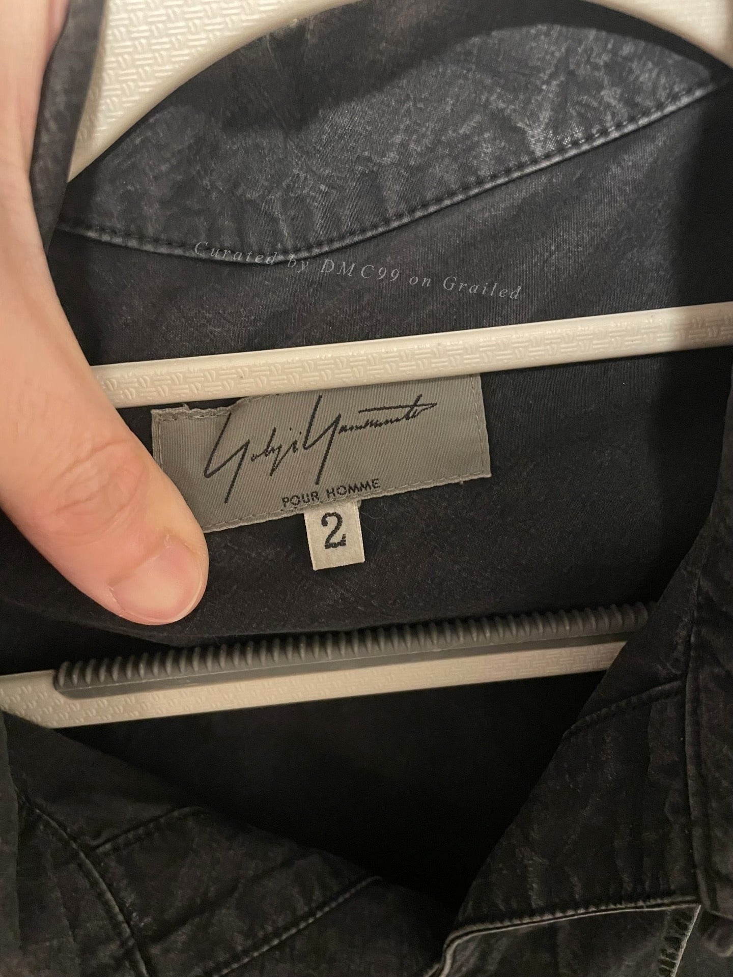 Yohji Yamamoto pour homme Mandarin Shirt