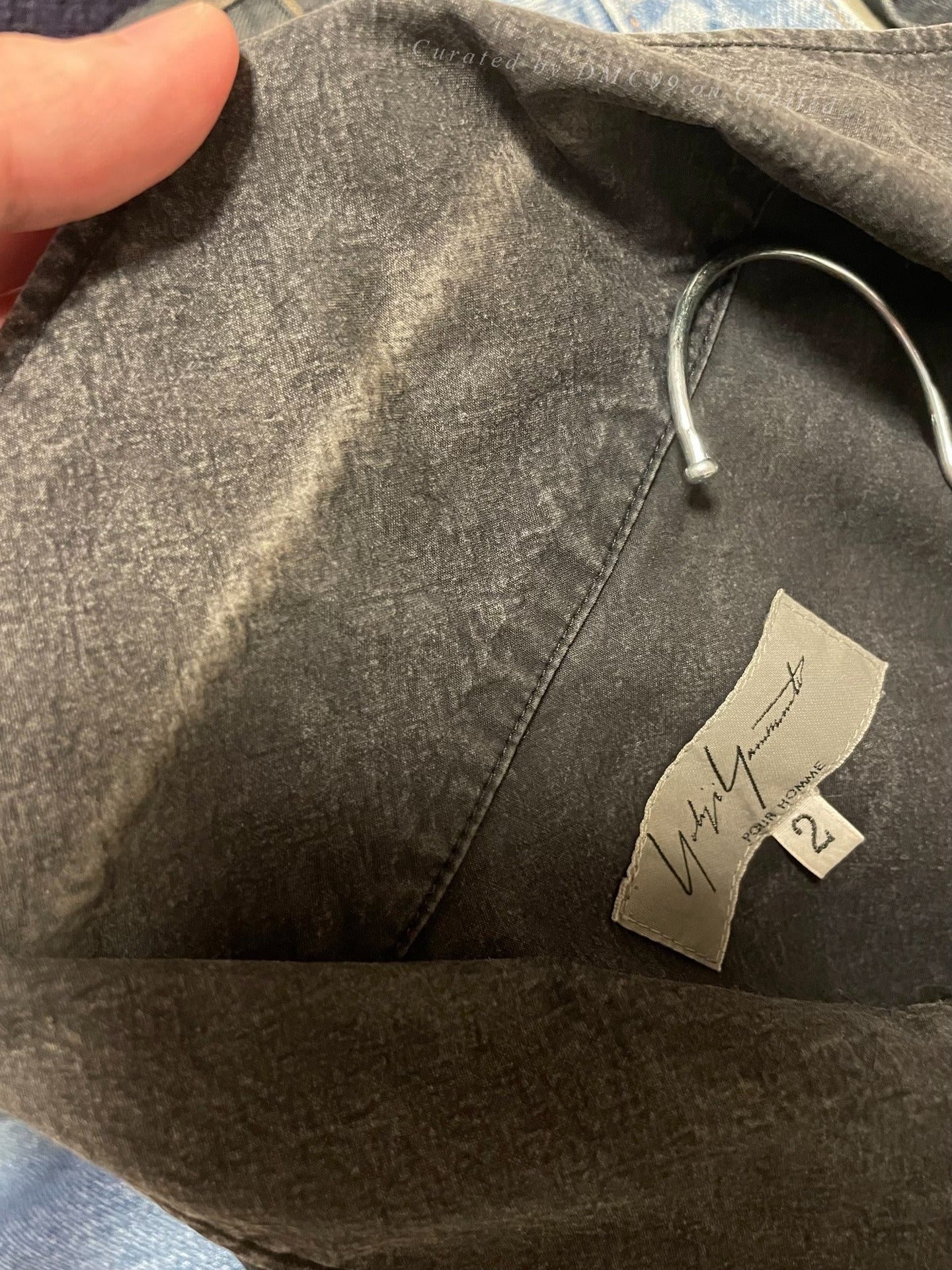 Yohji Yamamoto pour homme Mandarin Shirt