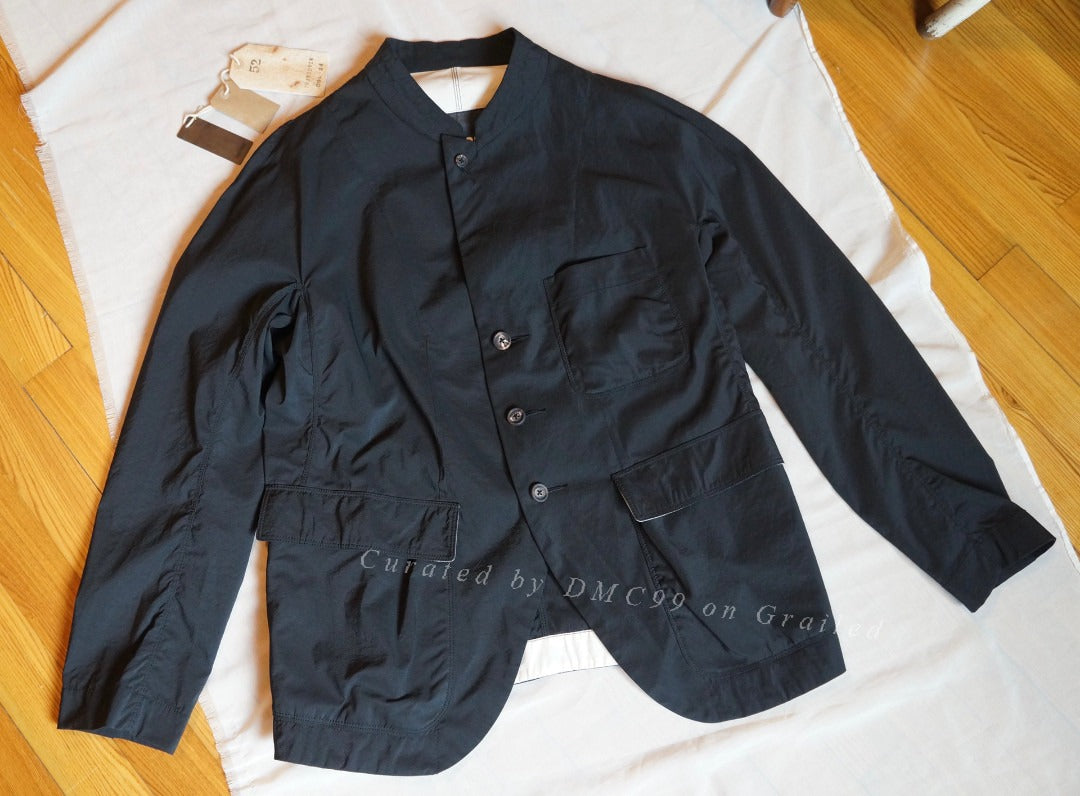 Ziggy Chen A-Line Wool Cotton Blazer