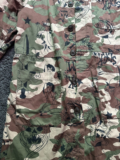 Hysteric Glamour Camouflage M65 Trench Coat